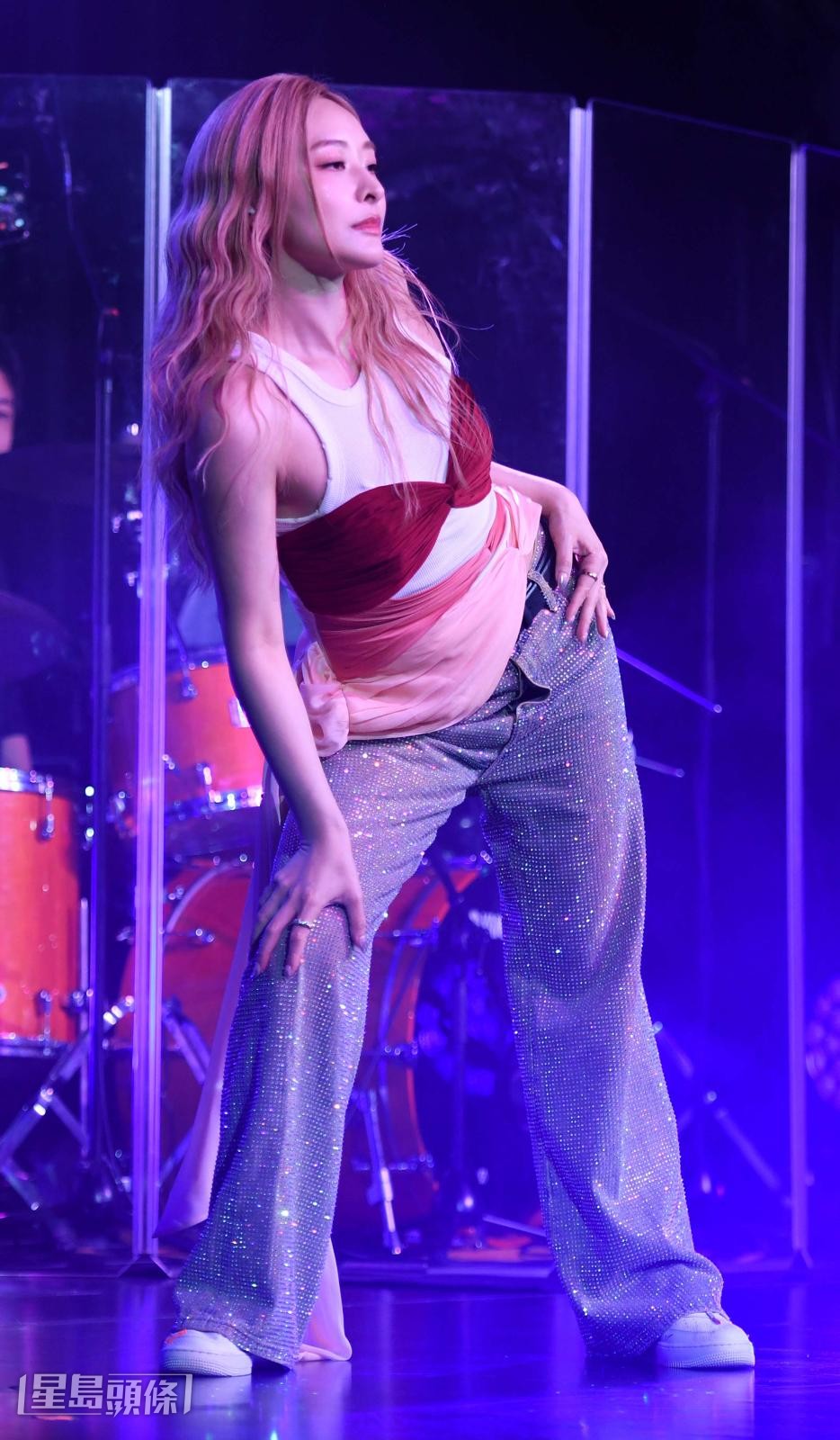 為了這次演出，陳瀅已秘密練兵數月。