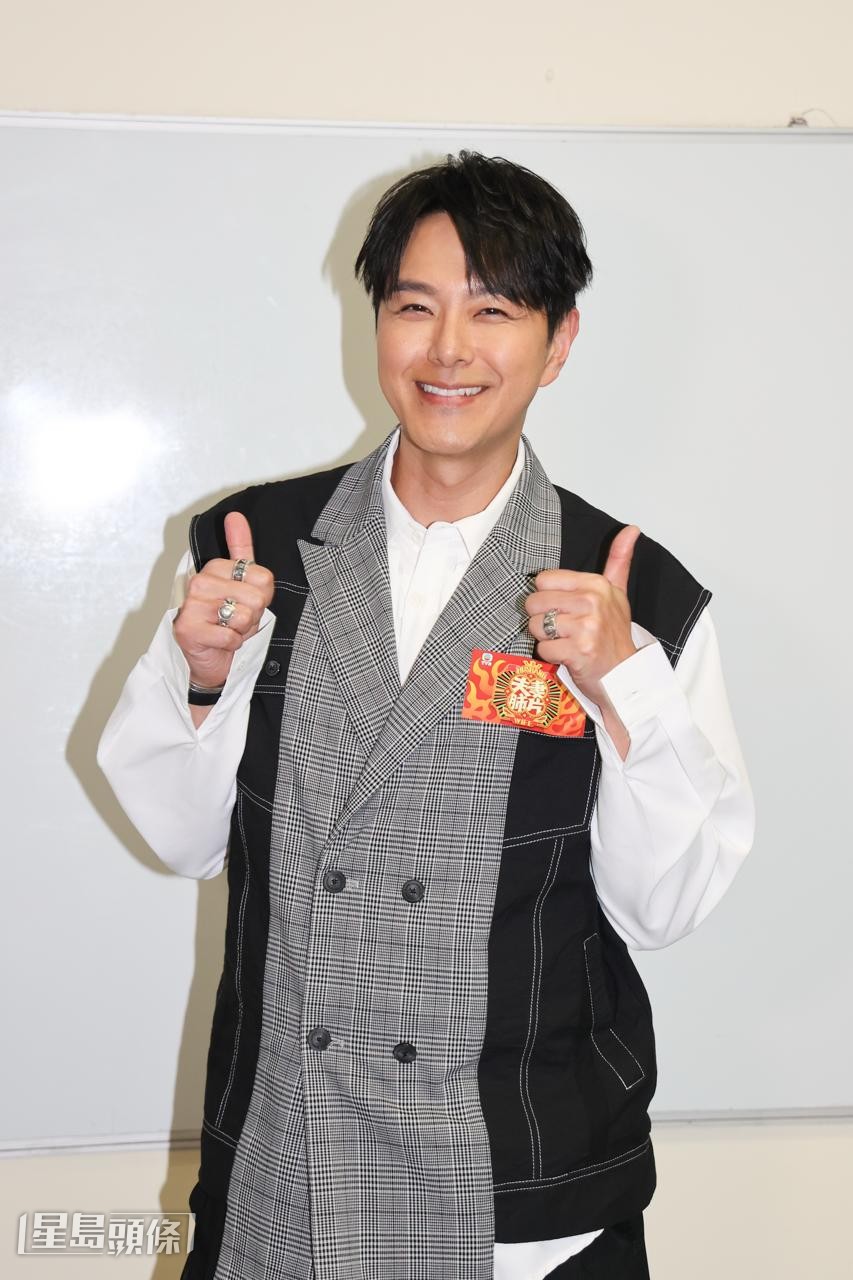 蕭正楠說因時常陪伴，兒子近來非常依賴他。