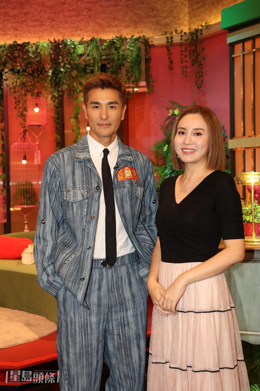 雨僑指老公羅力威面對孩子吵鬧會戴降噪耳機，陳展鵬認為這是好方法。