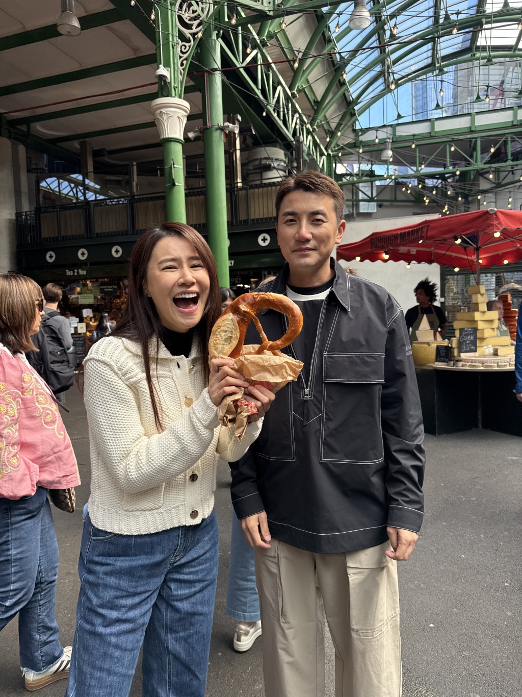 黃翠如神情雀躍，享受旅程點滴。