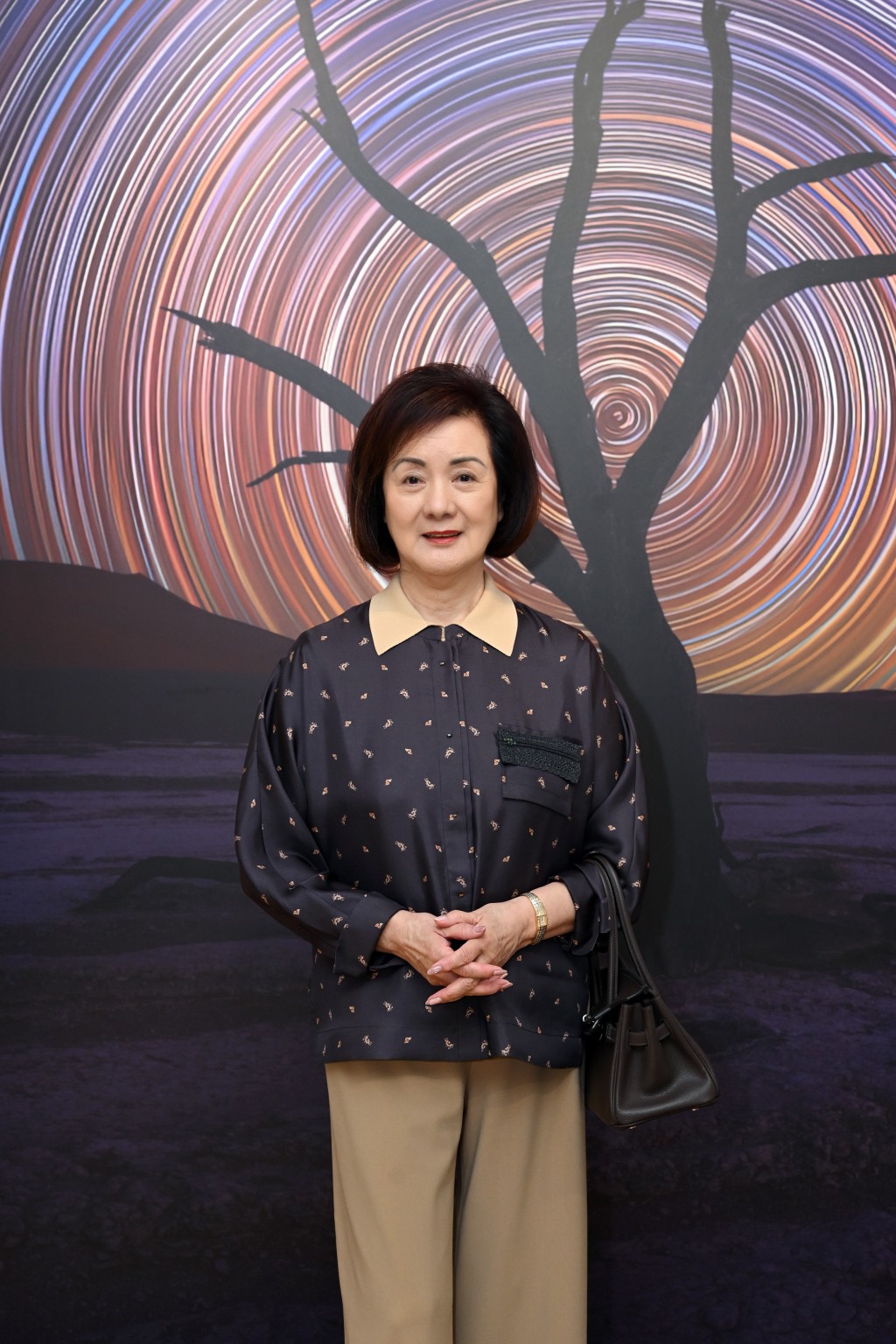 資深演員汪玲難得公開露面。