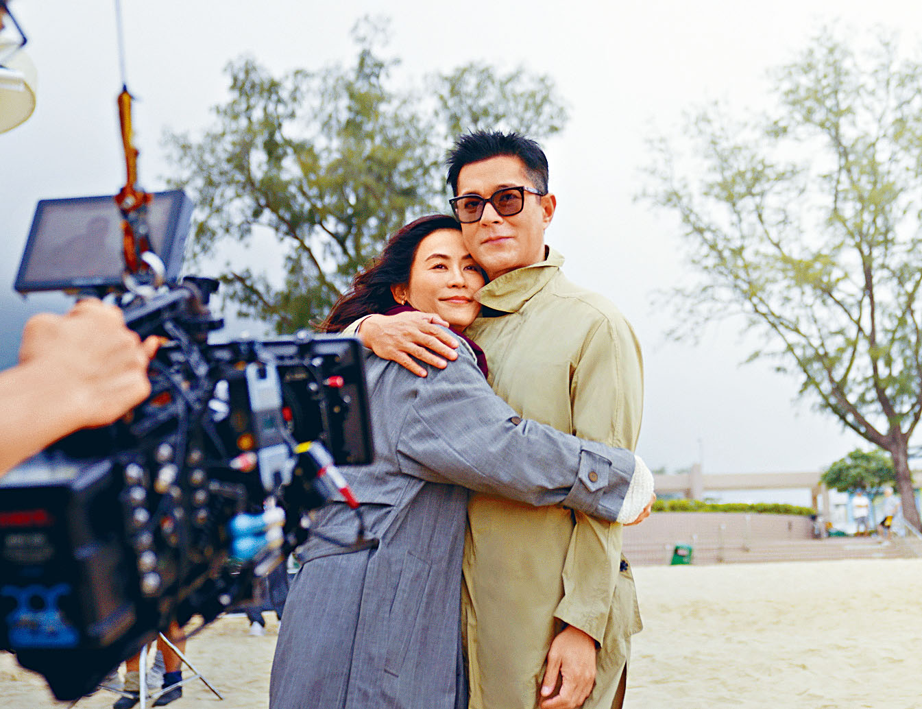 古天樂提到與宣萱分開為《無時空之戀》到錄音室錄音。