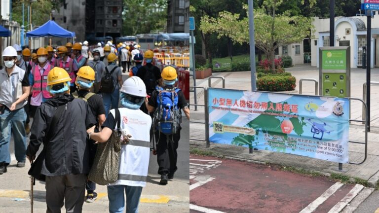 宏福苑上樓第九日 130戶順利遷入 警方嚴禁無人機飛行