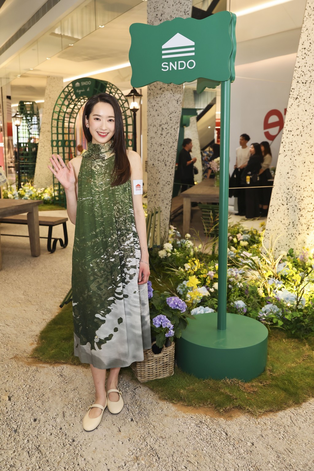 Ashley大讚現場佈置精美，有不少適合拍照打卡的位置。