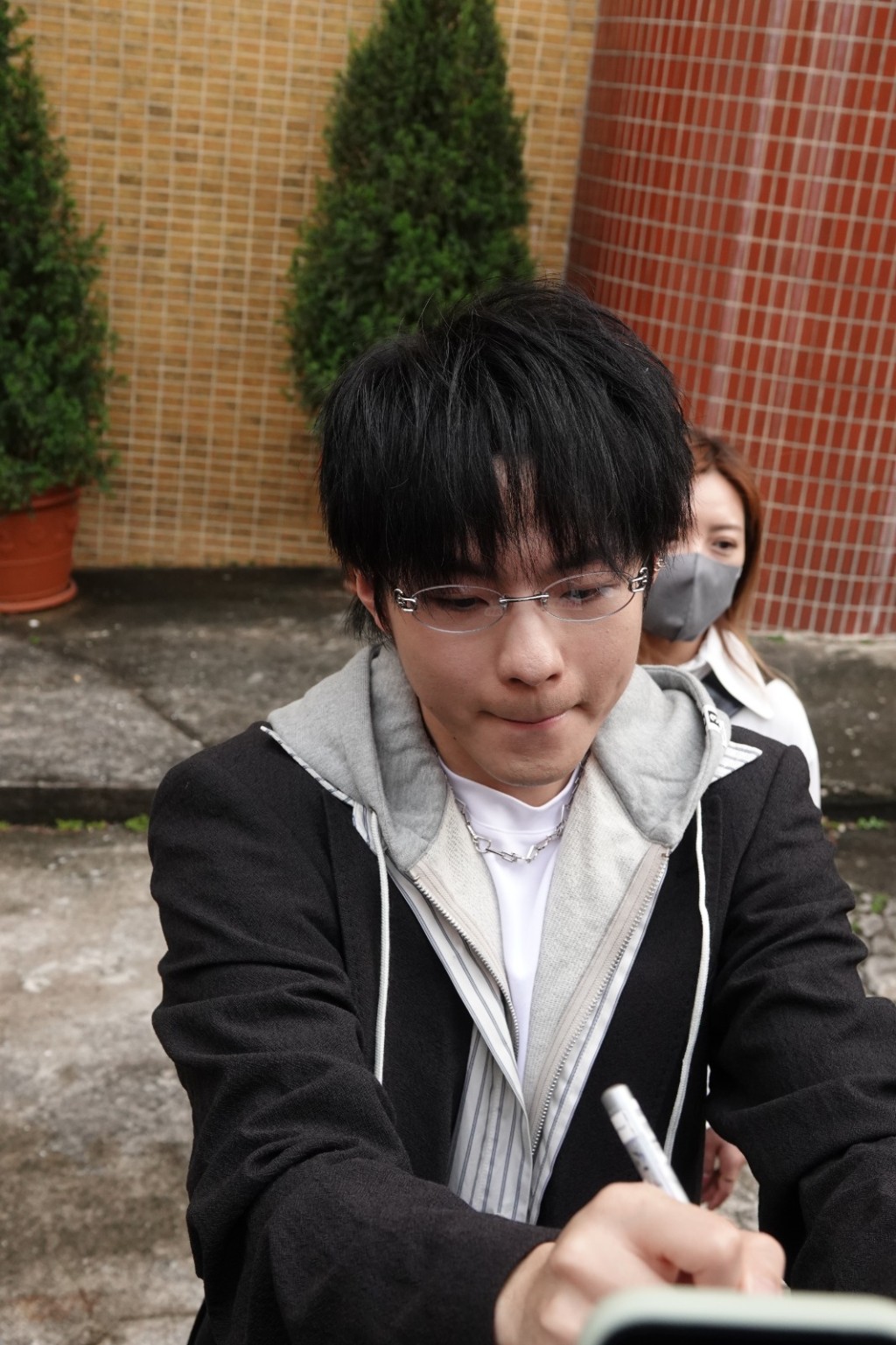 Ian 當日心情相當不錯。