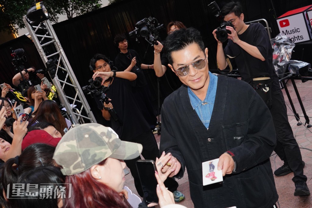 古天樂以神秘嘉賓身份驚喜現身，引發全場哄動。