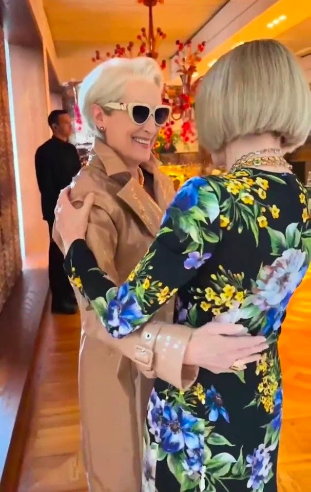 與Anna Wintour交情深厚的梅麗史翠普，婉拒了擔任晚宴聯合主席的邀請。