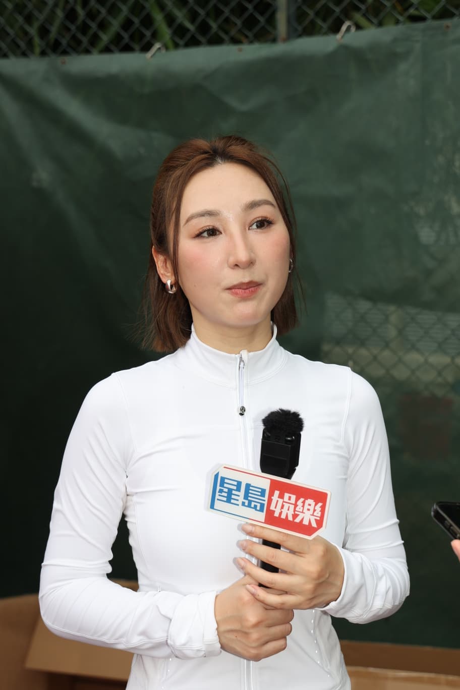 高海寧笑言因工作繁忙，只有兩天時間練習匹克球。
