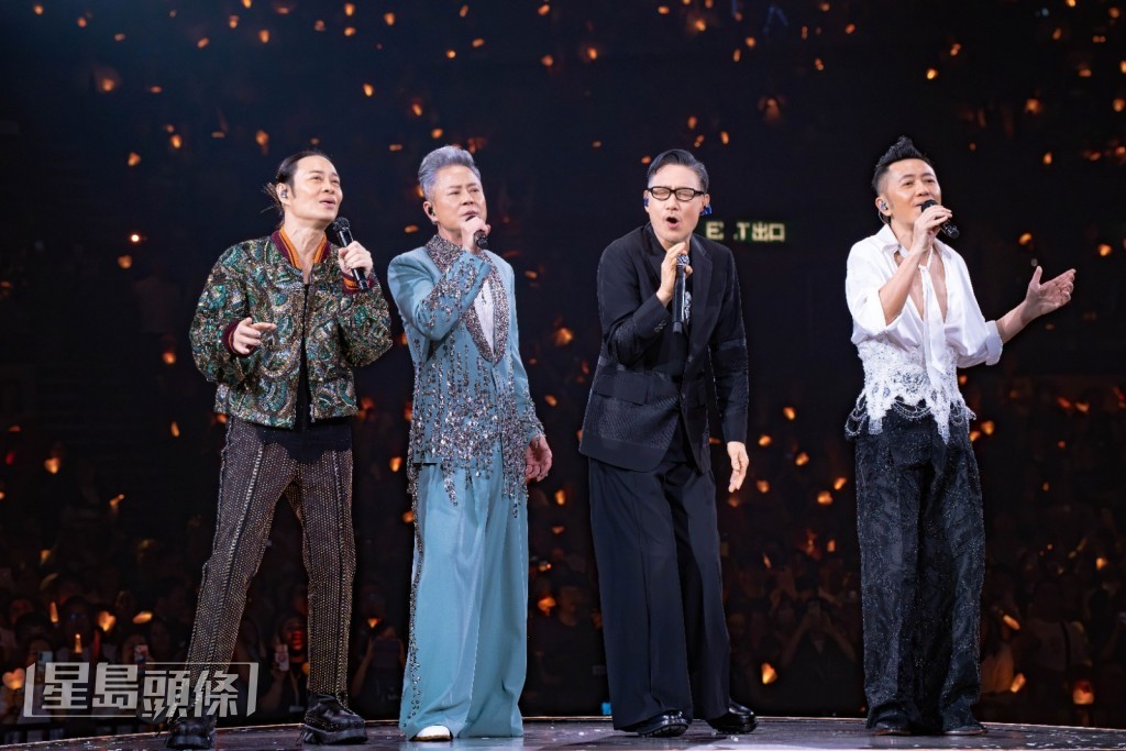 阿智提及學友曾為草蜢25周年演唱會擔任嘉賓，40周年再度同台意義深長。