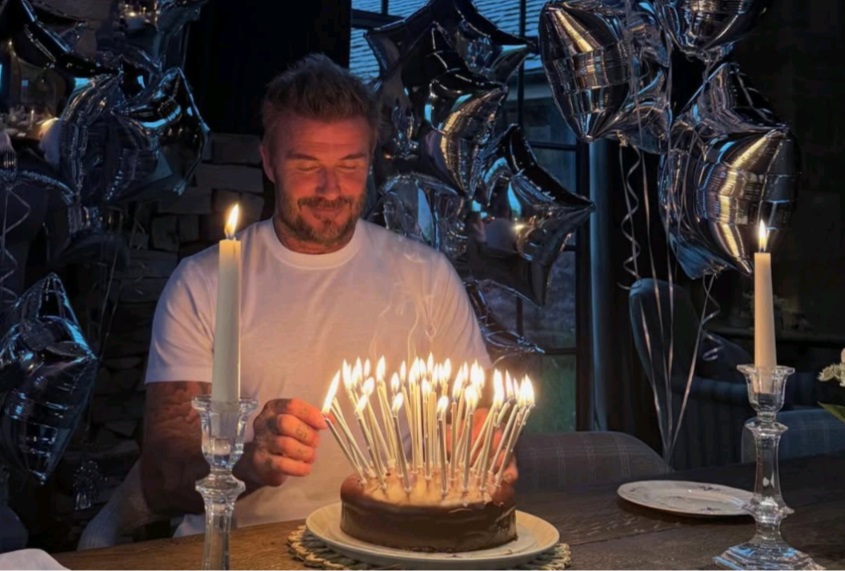 碧咸本人在IG發佈對著生日蛋糕許願的照片。