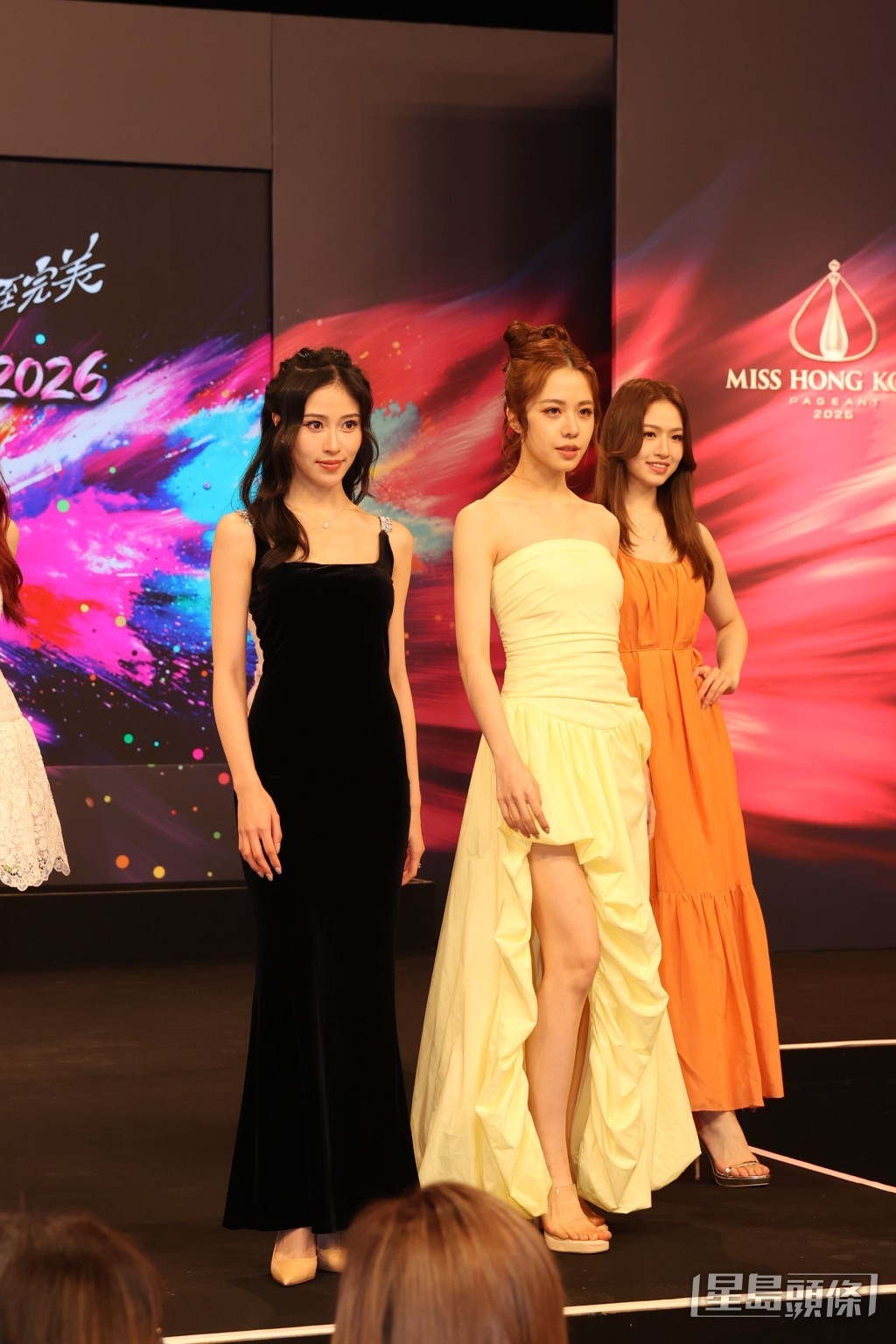 莊子璇、倪樂琳、李尹嫣三位佳麗各具美態。
