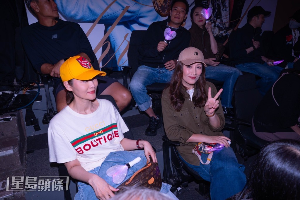 名模琦琦亦有到場支持。