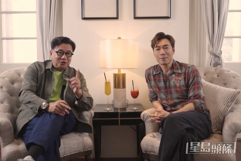 許志安在節目中接受鄭子誠的深度訪談。