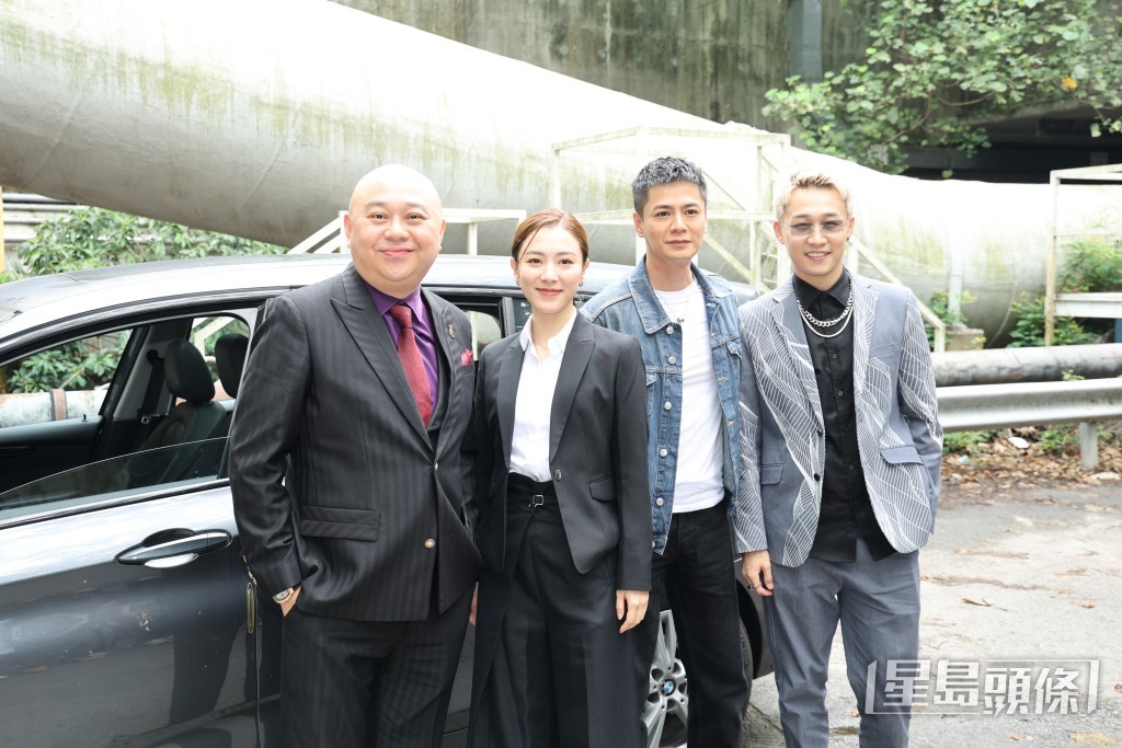 林盛斌、王敏奕、羅子溢與容天佑一同進行拍攝。