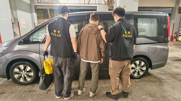 將軍澳村反毒品行動 警方檢獲340萬元可卡因拘一男