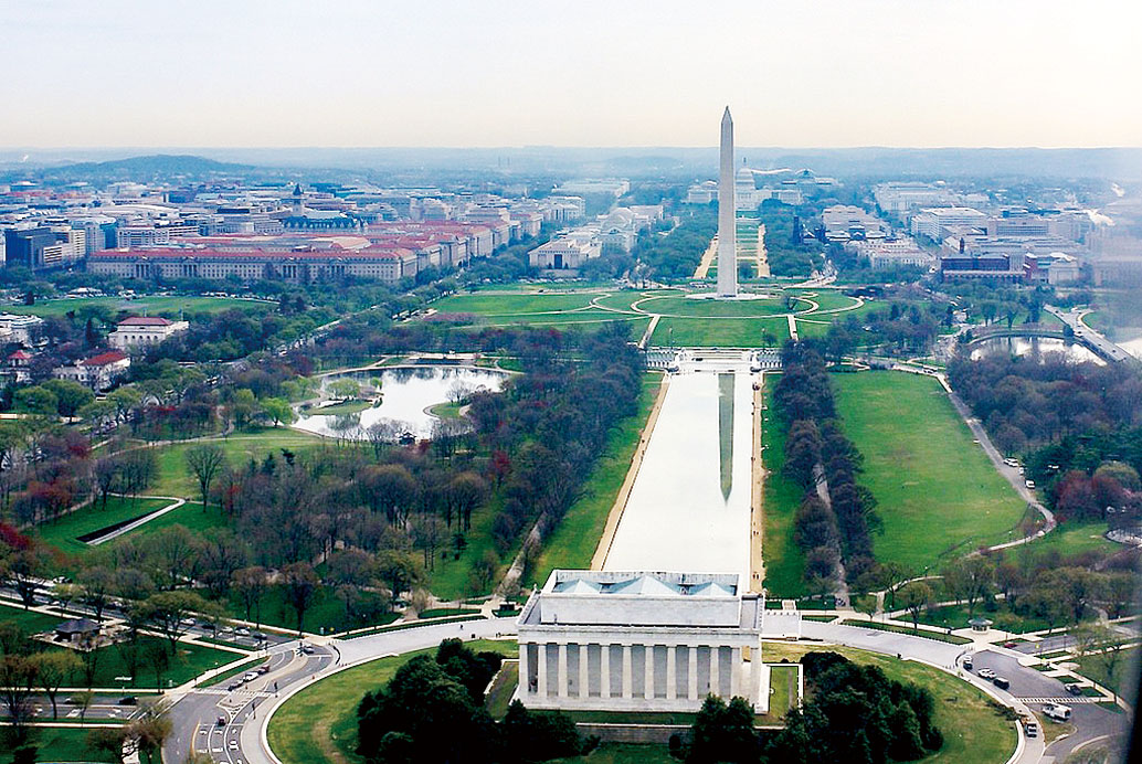 華盛頓國家廣場（National Mall）檔案照。維基百科