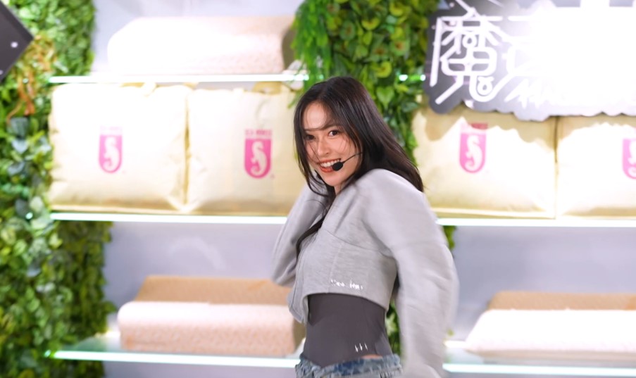 倪樂琳展現不錯的舞姿。