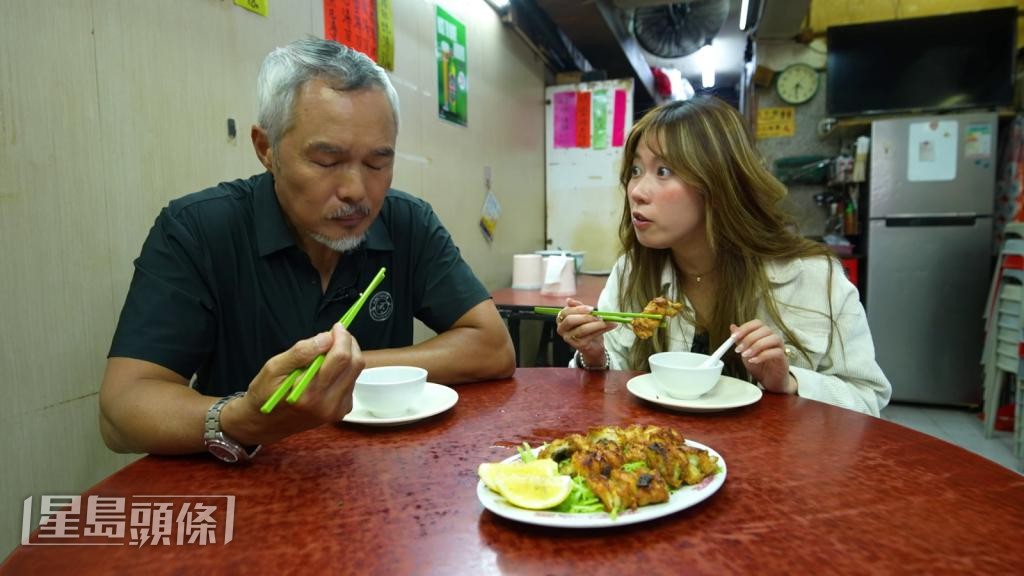 波波指拍攝節目讓她有很多得着，從名廚那裡得到了不少私藏食店列表。