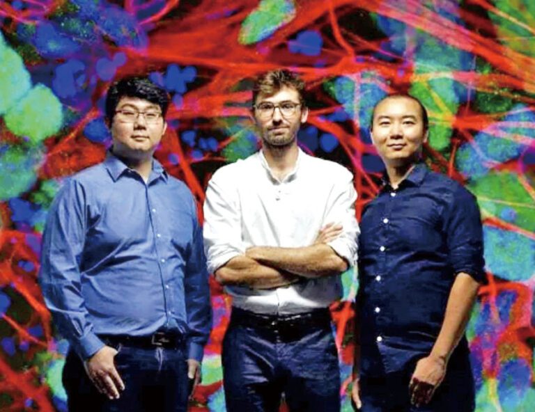 Axoft公司的三位共同創始人。 檔案圖片