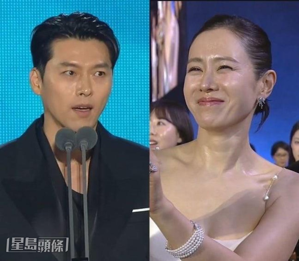 玄彬在台上發表感言，感謝太太和兒子。
