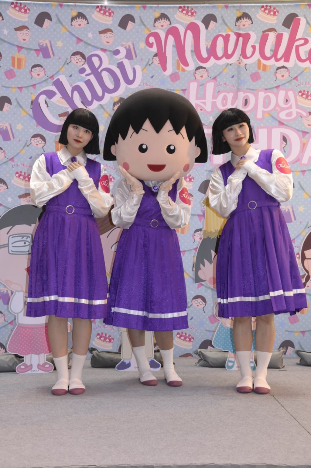 商場今日(8日)舉行櫻桃小丸子生日派對。