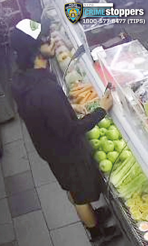 圖為涉案男嫌。NYPD