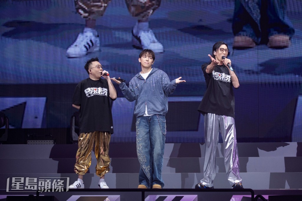 昨晚演出的最大驚喜,是農夫邀請到MC張天賦擔任神秘嘉賓。