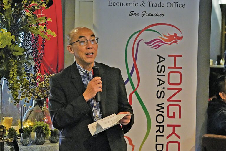 香港駐三藩市經濟貿易辦事處處長張岱楨。記者黃偉江攝