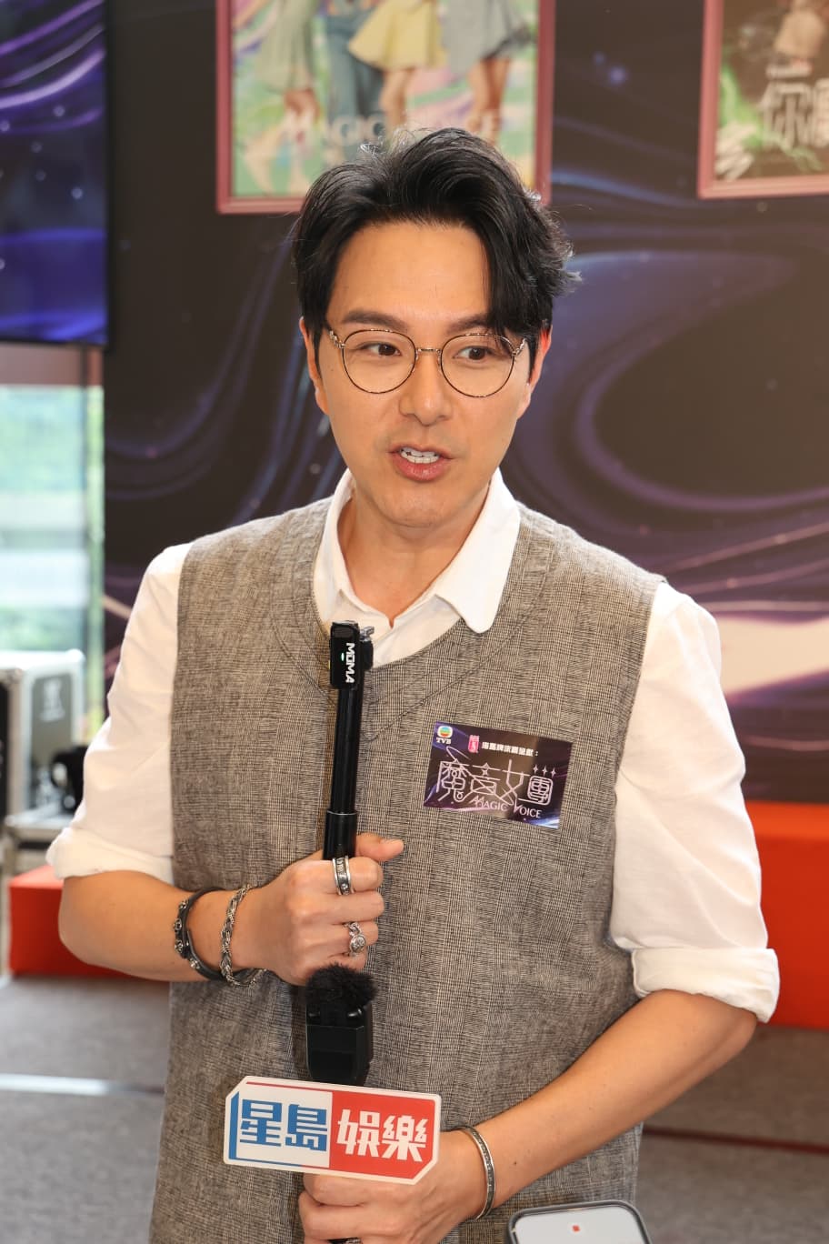 蕭正楠早年與李家鼎合作《公公出宮》,有關注其近況。