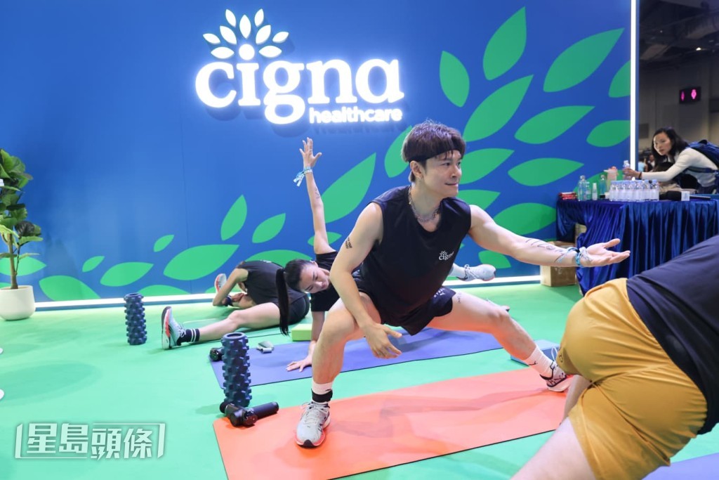 陳健安賽前積極備身，吸引大批歌迷到場為他打氣及捕捉身影。