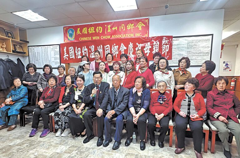 溫州同鄉會母親節舉辦感恩午宴，鄉親齊聚共敘親情。