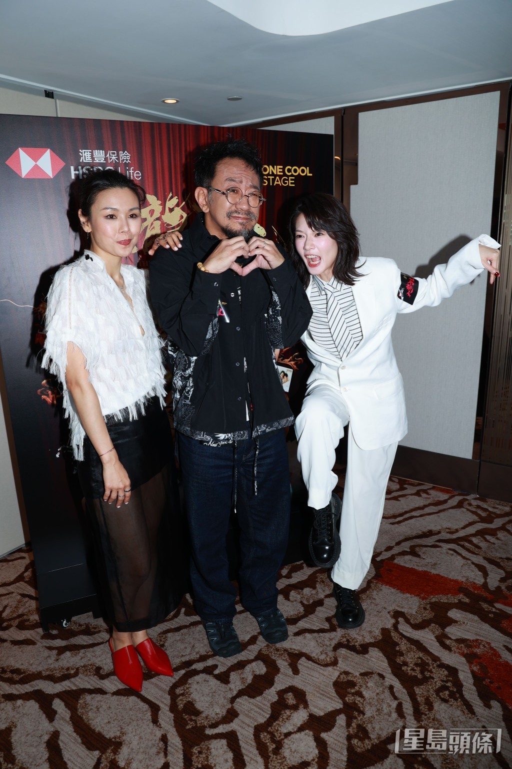 朱栢謙笑言，能與廖子妤及何嘉莉合作是「男人的夢想」。