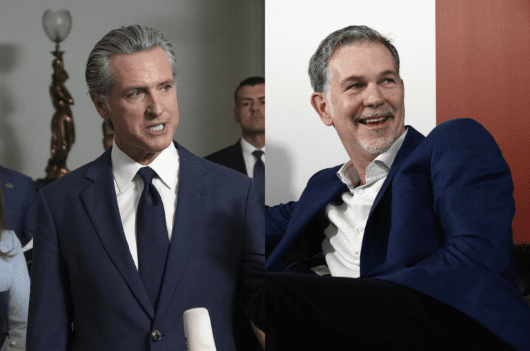 Netflix共同創辦人公開撐紐森角逐2028總統 成首名表態民主黨金主