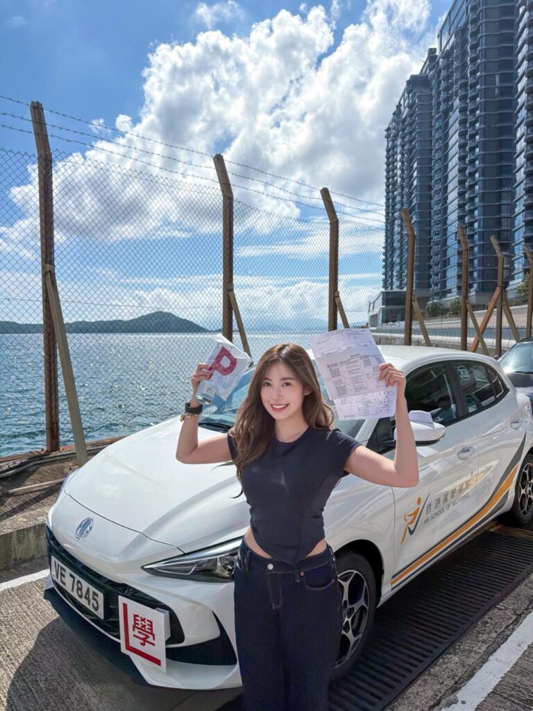 黃婧靈火速完成駕考 輕鬆一Take過晒冷