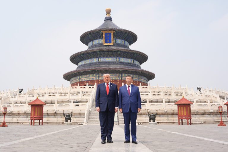 習近平陪同特朗普參觀北京天壇