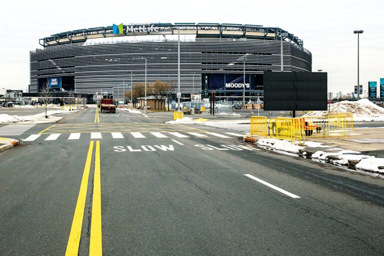 新州大都會人壽體育場（MetLife Stadium） 將成為包括世界盃決賽在內多場重量級賽事的場地。 Bryan Anselm/紐約時報