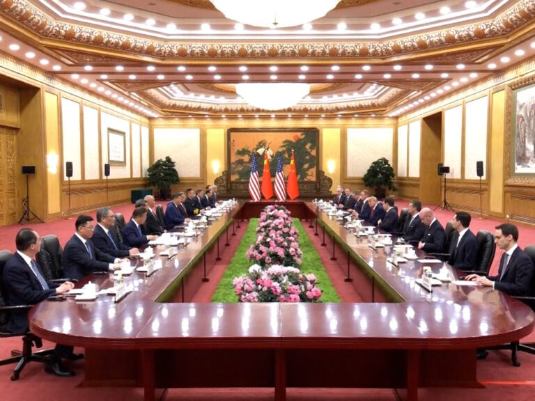 習近平與特朗普北京會談 雙方願解分歧開啟最好關係