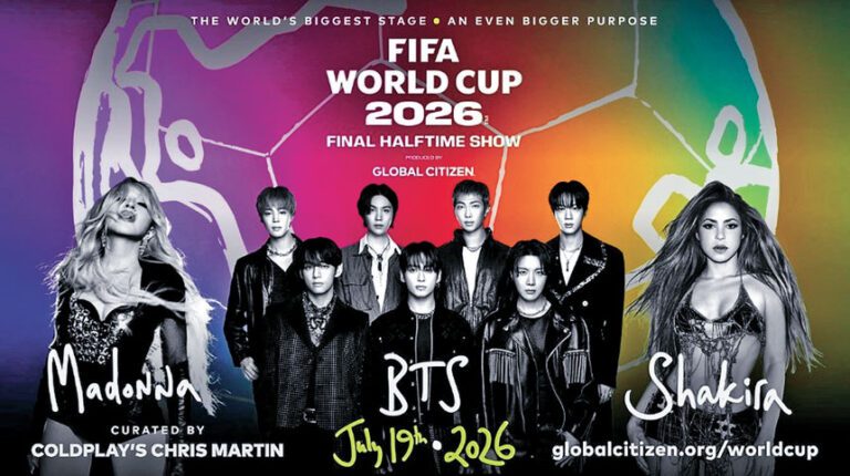 娜姐、BTS和Shakira將在世界盃決賽中場表演中合作。