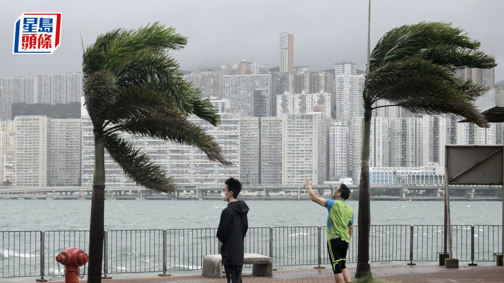 天文台預測明日離岸及高地風力達7級 下周初有雨後期轉熱