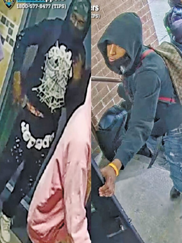 圖為警方仍在通緝的在逃涉案團夥。NYPD