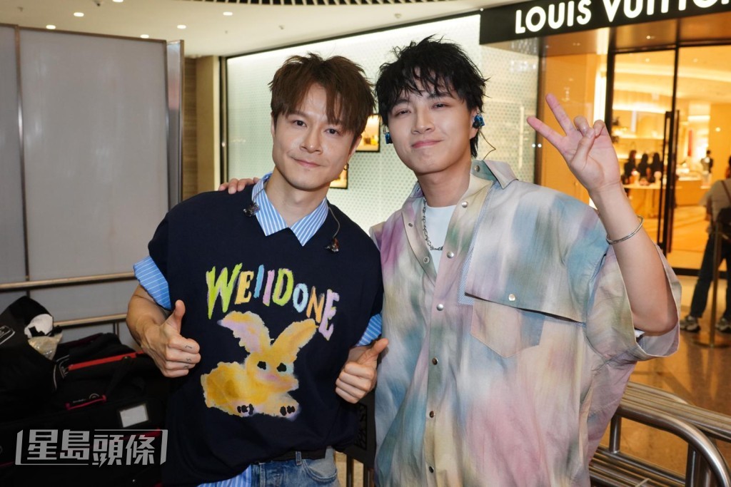 陳健安表示這是藍奕持(Lester)加盟公司後,二人首次同台演出。