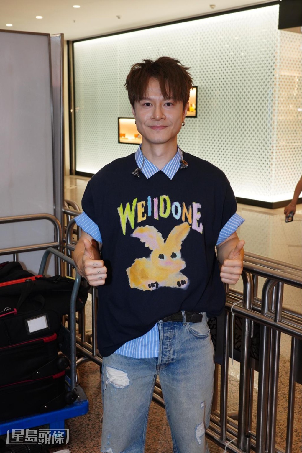 提及鄭欣宜復出,陳健安表示同樣是從新聞得知消息。
