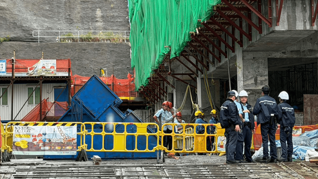 黃大仙美東邨重建地盤工業意外 男工人下顎撞擊工作平台一度昏迷