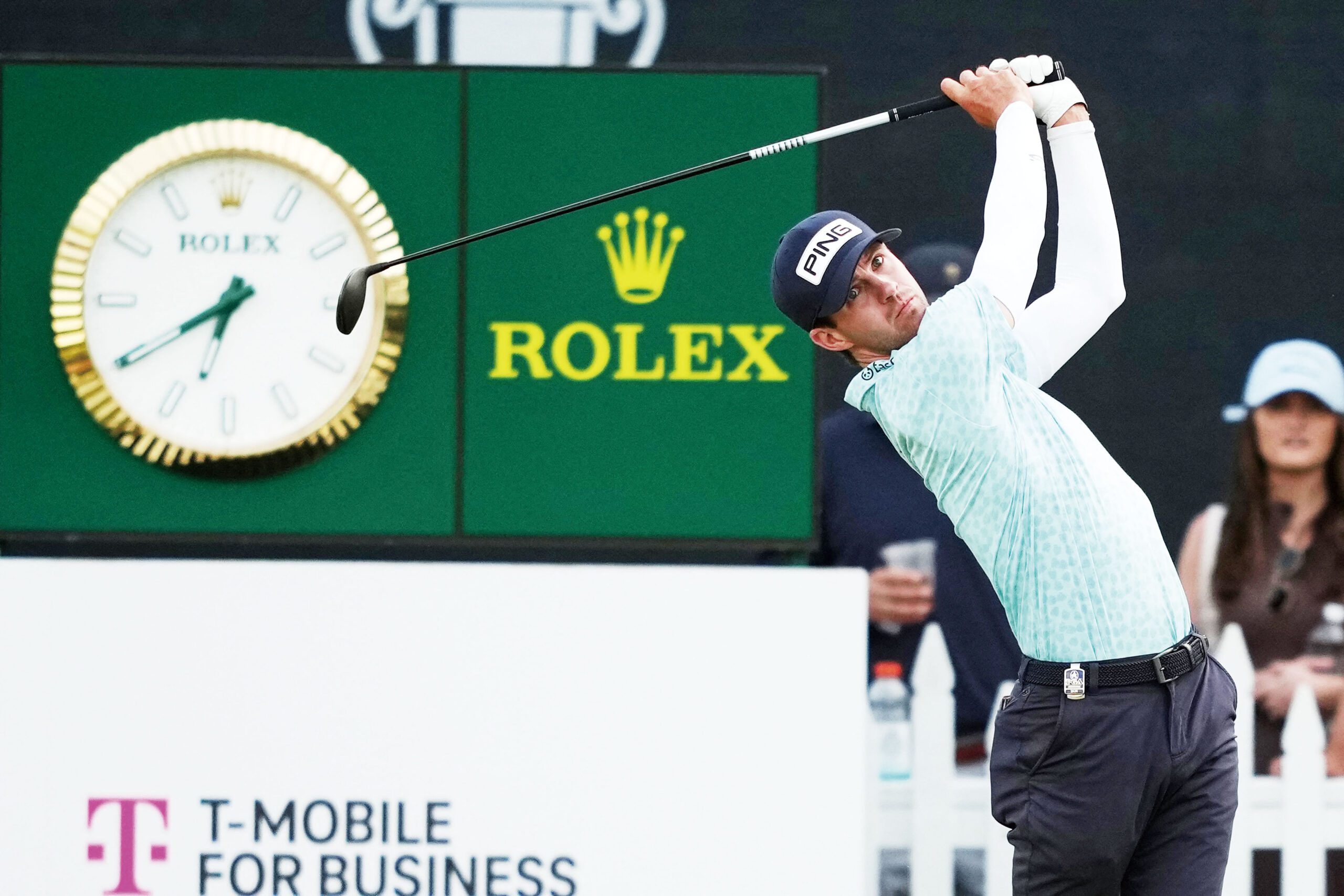 PGA三輪比拚過後,莫斯利目前處於領先地位。路透社