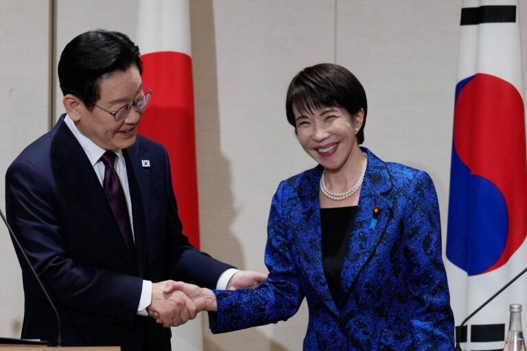 韓國總統李在明安東市接待日本首相高市早苗