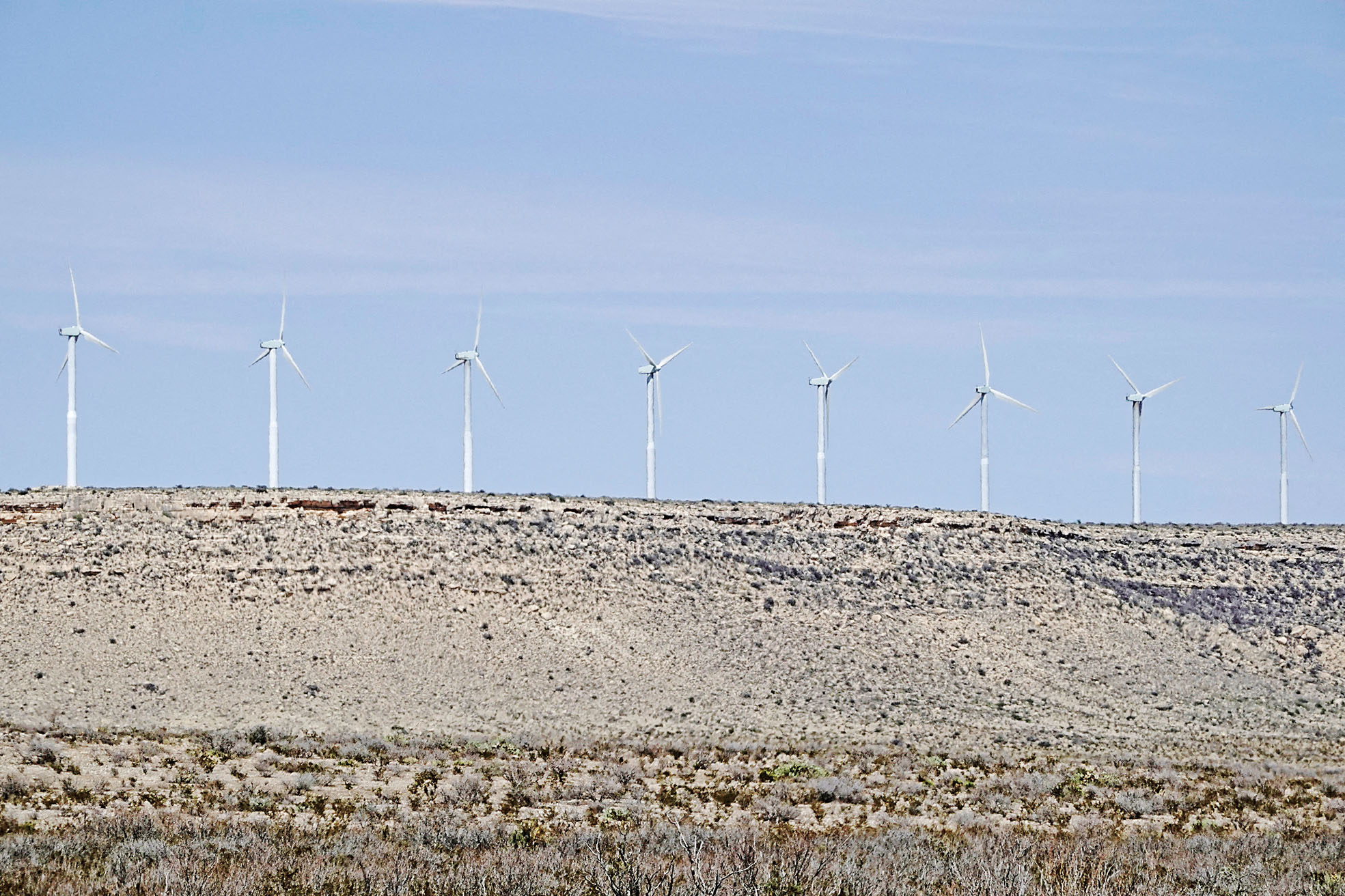 NextEra同意以全股票交易方式收購Dominion Energy。圖為NextEra旗下的風電場。資料圖片