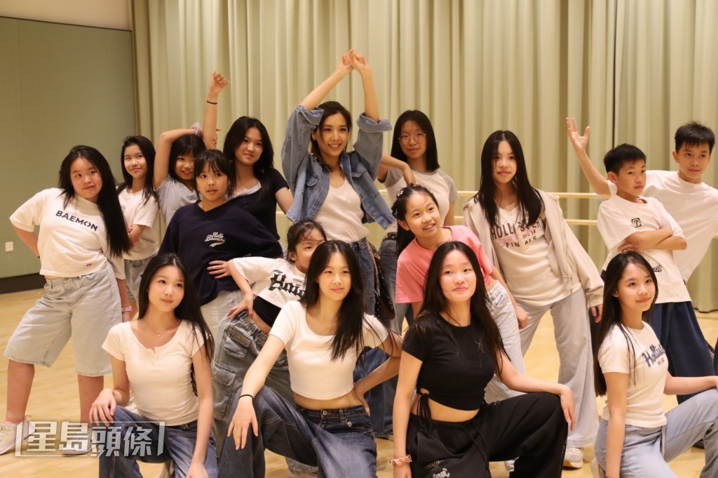 Mandy表示,小朋友在鏡頭後依然非常活躍,拍攝完畢毫無倦意。