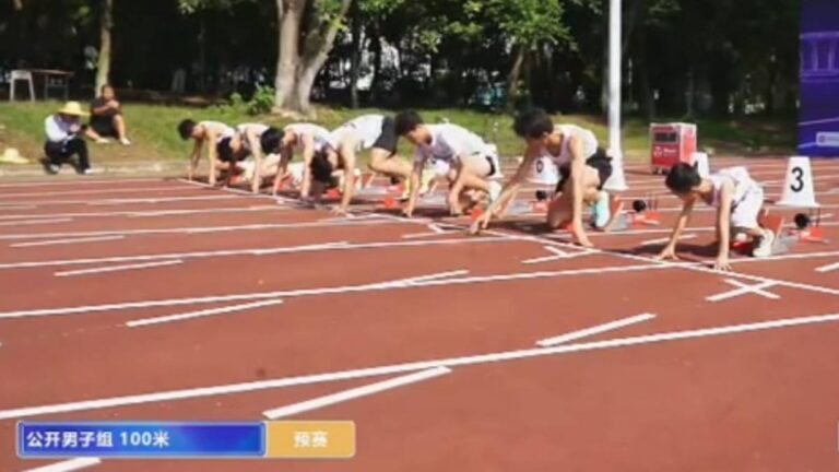 7歲童誤報成人百米賽 淡定挑戰專業選手成焦點