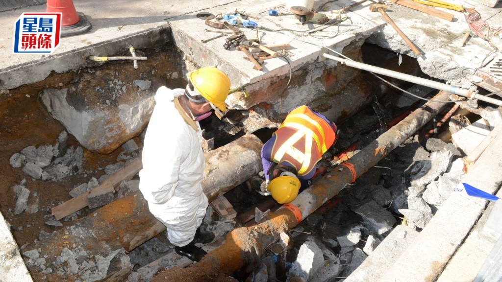 跨部門小組協調顯成效 花園道等繁忙路段換水管工程時間縮短三成