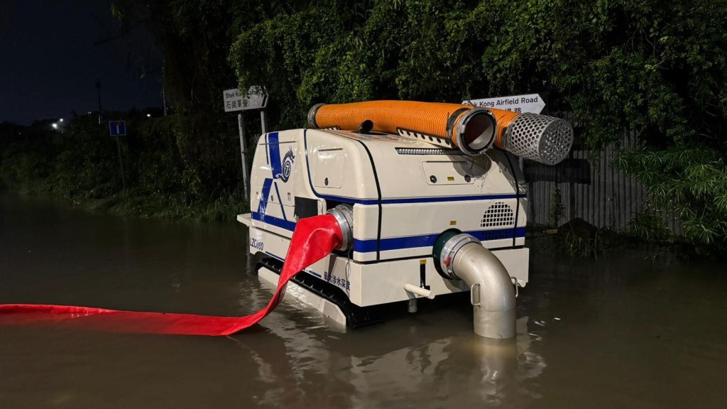 紅雨襲港北區水浸 渠務署闡述「藍綠排水建設」提升北部都會區防洪韌性